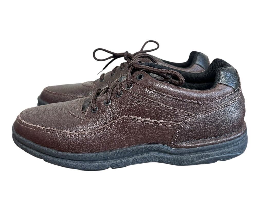 Rockport Men’s World Tour Classic Brown Leather Comfort Shoes K70884 Size 13